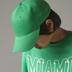 EarthAware junior classic organic cotton 6-panel cap