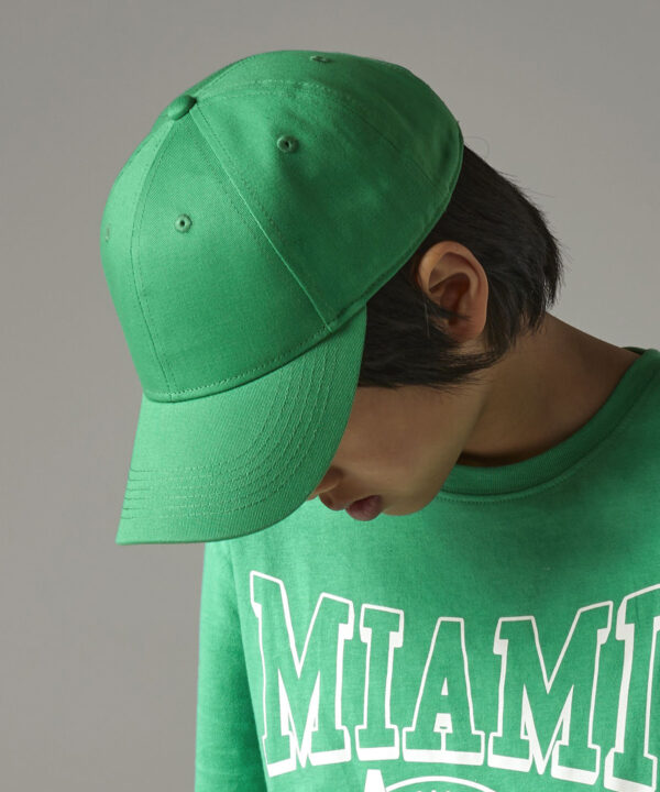 EarthAware junior classic organic cotton 6-panel cap