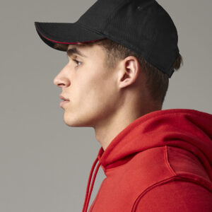 EarthAware classic organic cotton 5-panel cap  sandwich peak