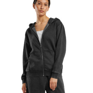 Women's vintage heavy zip hoodie