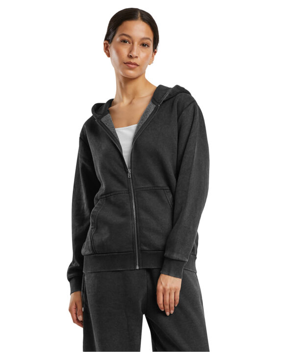Women's vintage heavy zip hoodie