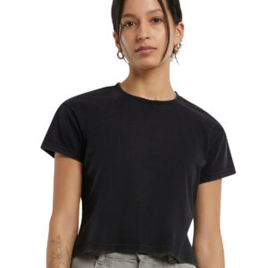  Womens vintage cropped tee
