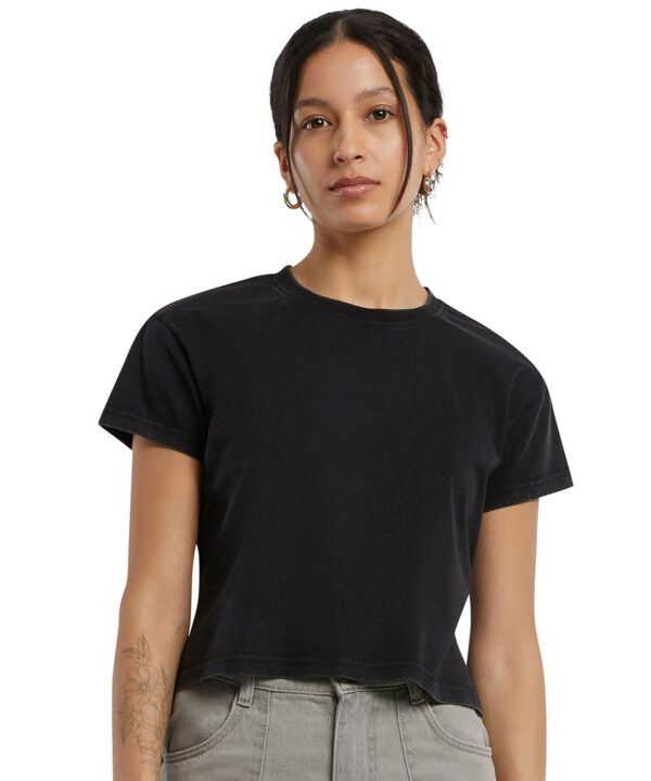 Womens vintage cropped tee