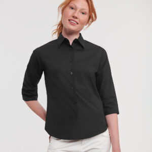Women's  sleeve easycare fitted shirt