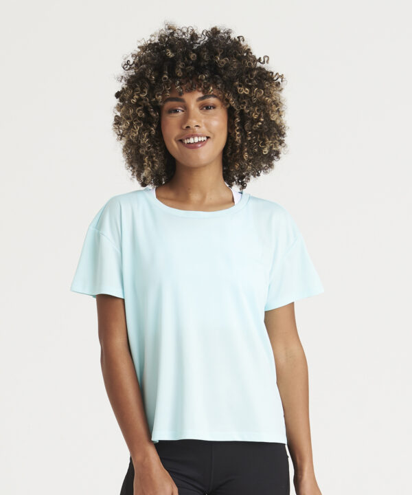 Womens open back T