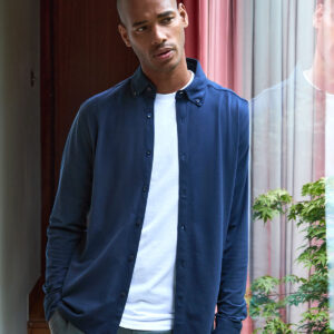 Long sleeve Superwash 60° piqué shirt (tailored fit)