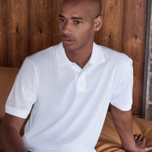 Regular fit recycled Superwash 60°C polo