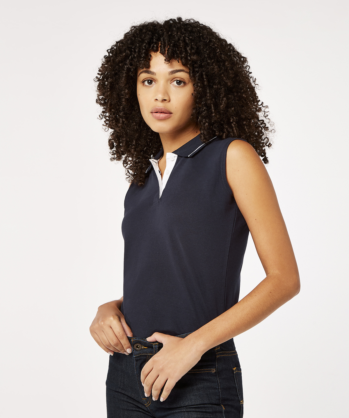 Women's Gamegear proactive sleeveless polo (classic fit)