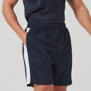 Knitted shorts with zip pockets