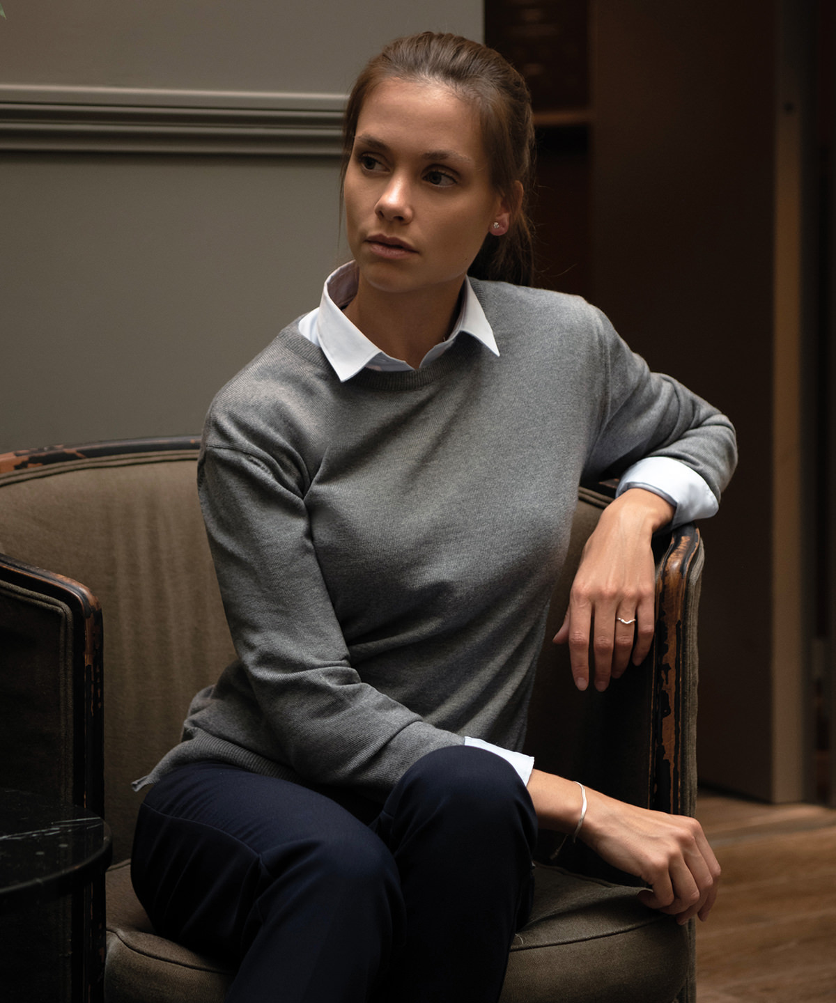 Womens Beaufort  extra fine Cashwool merino knit