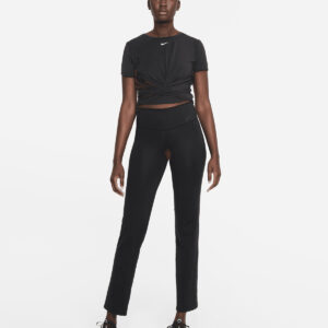 Womens Nike One Luxe Dri-FIT short sleeve standard twist top