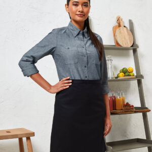 Cotton waist apron, organic and Fairtrade certified