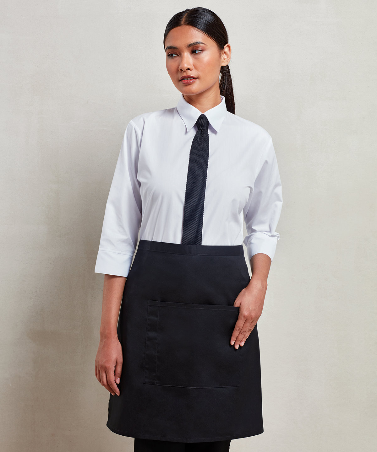Colours collection mid-length pocket apron