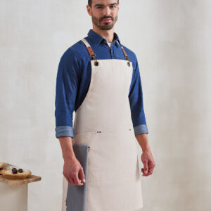 Clip n Clasp cross-back bib apron