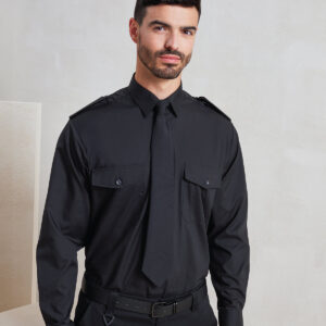 Long sleeve pilot shirt