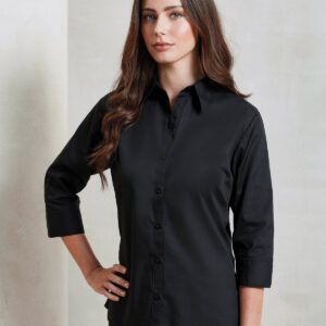 Women's  sleeve poplin blouse