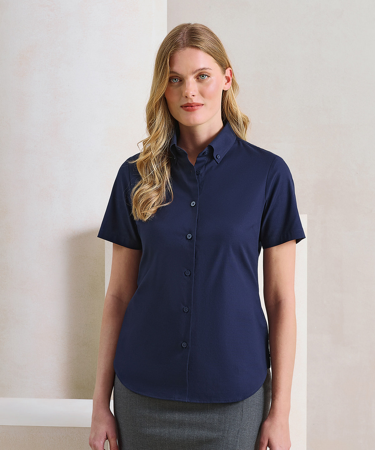 Womens Supreme Oxford short sleeve shirt