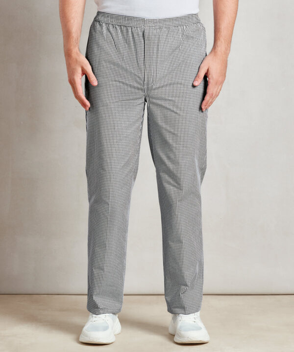 Pull-on chefs trousers