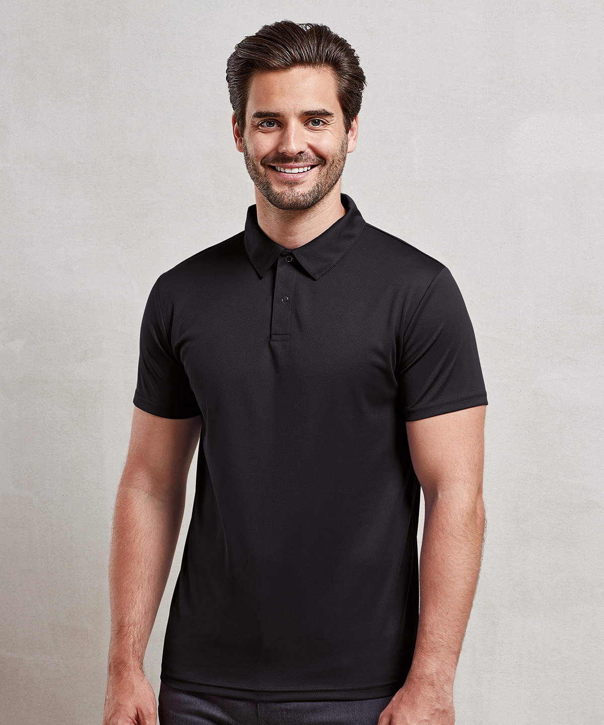 Coolchecker studded polo