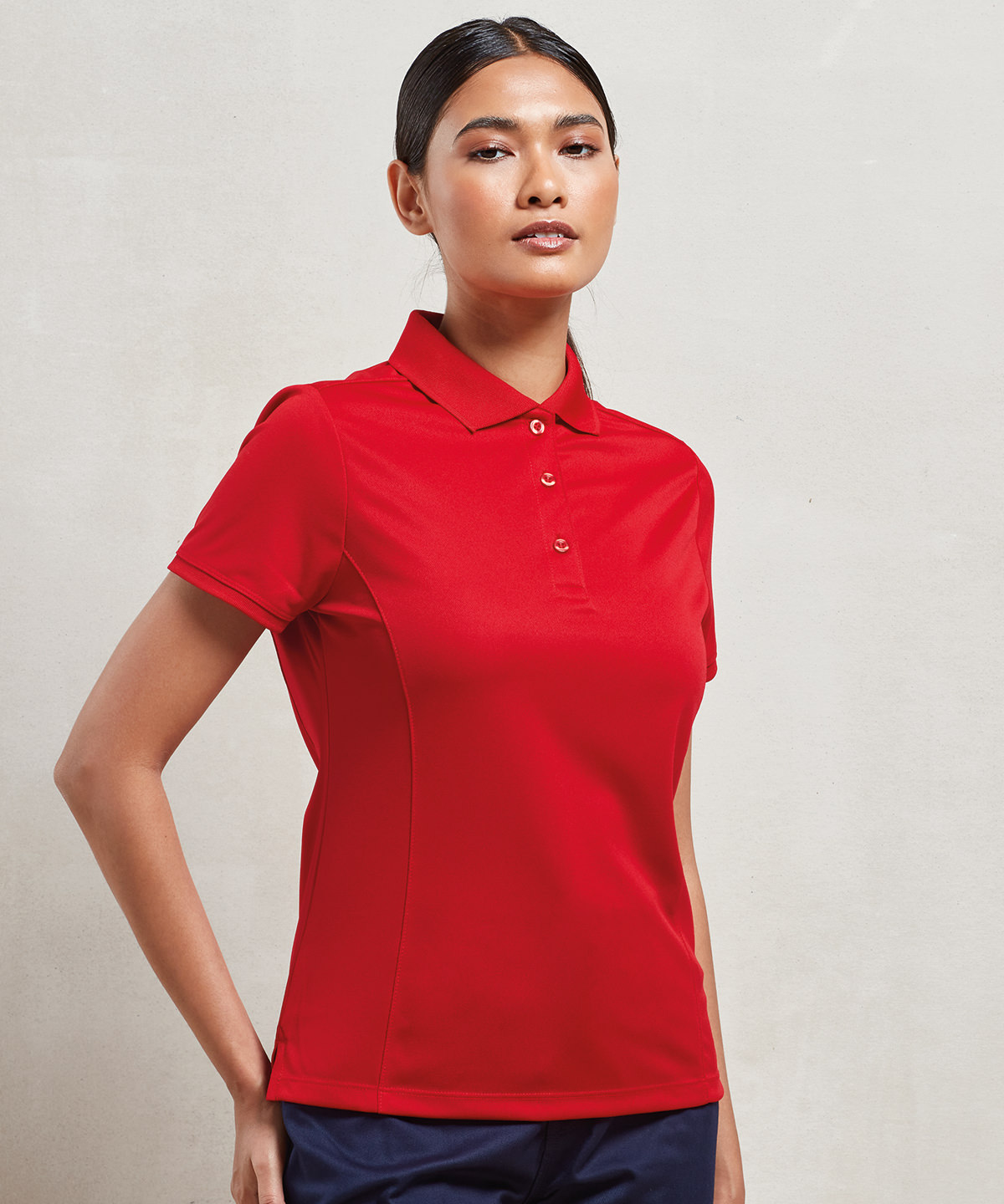 Women's Coolchecker piqué polo