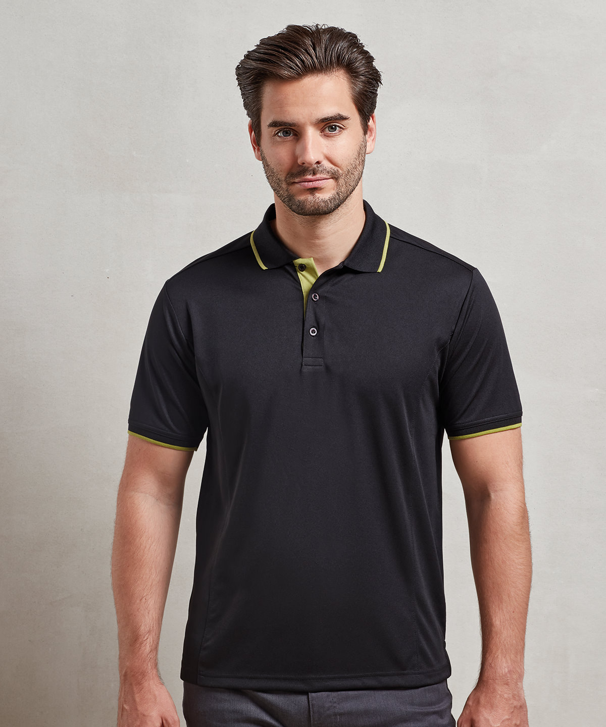 Contrast Coolchecker polo