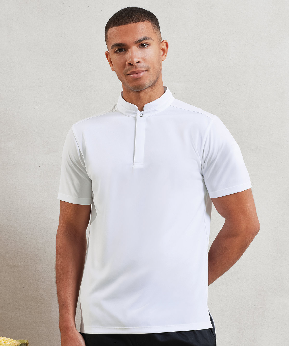 Essential Coolchecker short sleeve chefs shirt