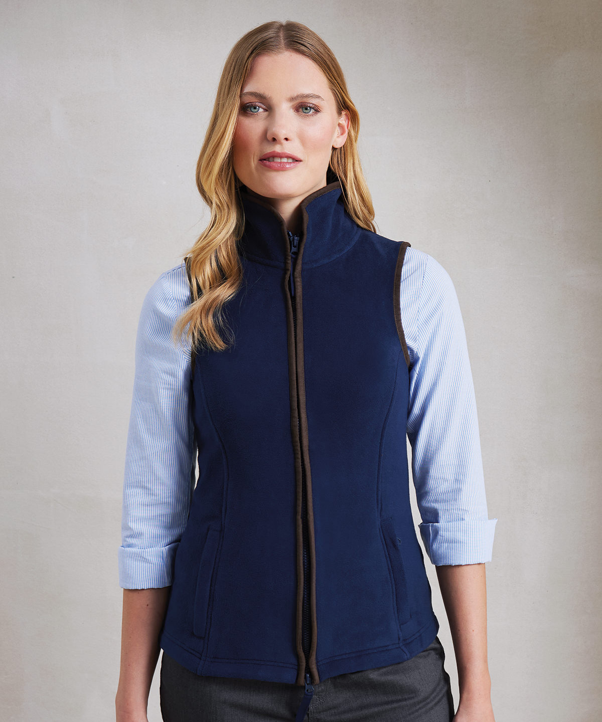 Womens artisan fleece gilet