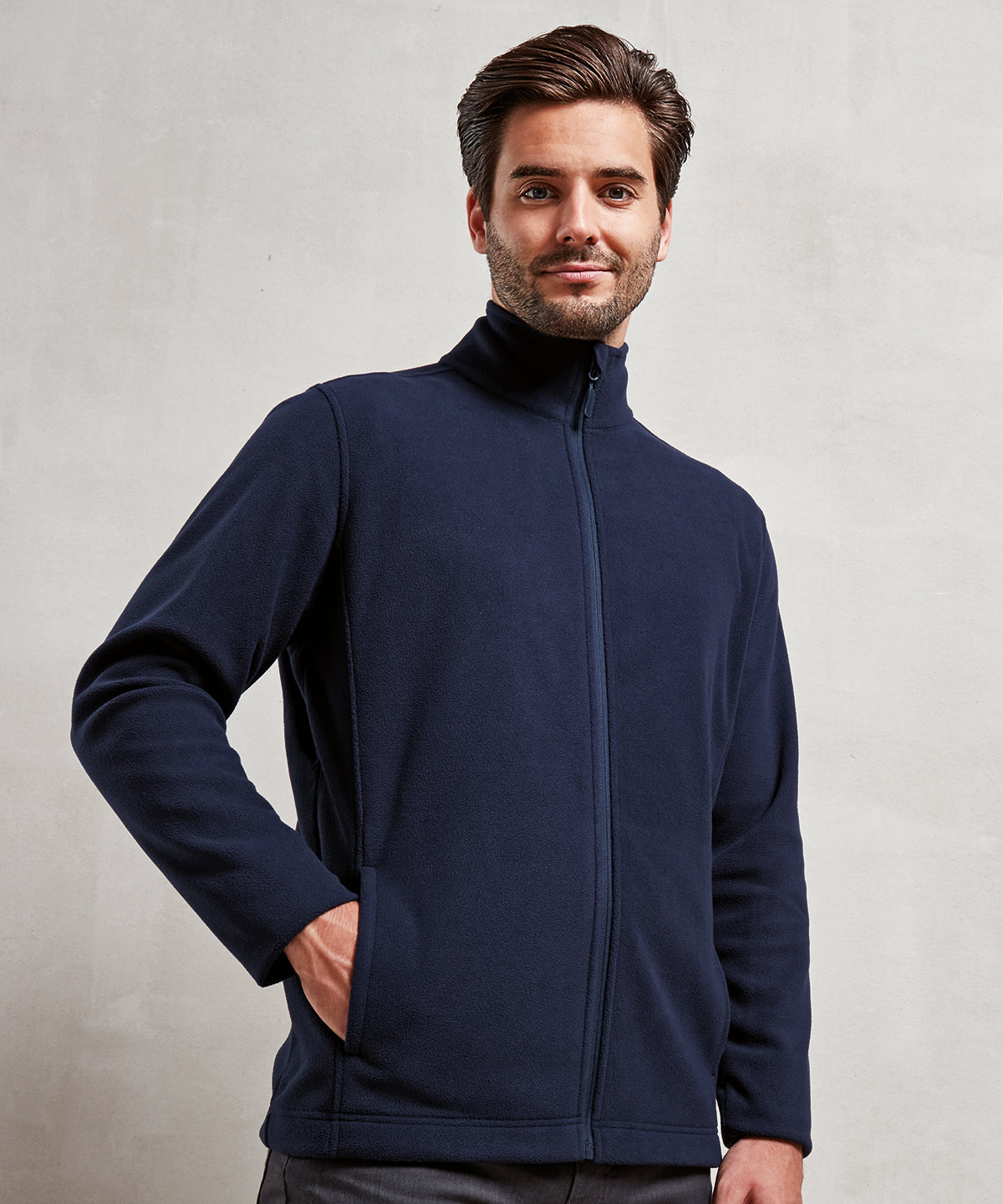 Recyclight full-zip microfleece