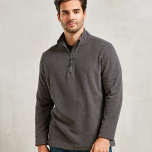 Unisex Recyclight 1/4 zip microfleece