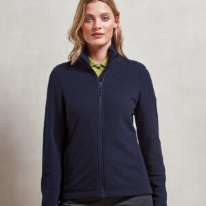 Womens Recyclight full-zip microfleece