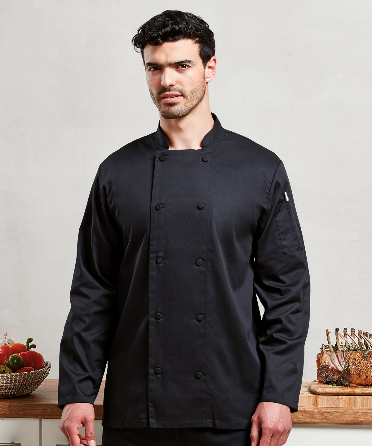 Chef's Coolchecker long sleeve jacket
