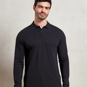 Essential unisex long sleeve workwear polo shirt