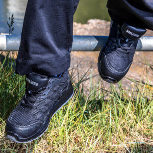 All-black safety trainer 