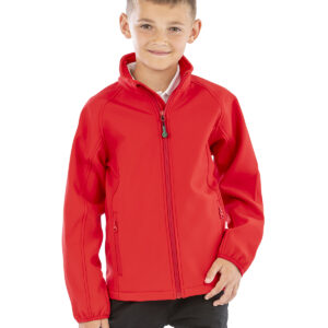 Recycled 2-layer printable junior softshell