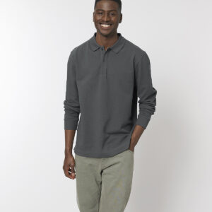 Prepster long sleeve unisex polo (STPU332)