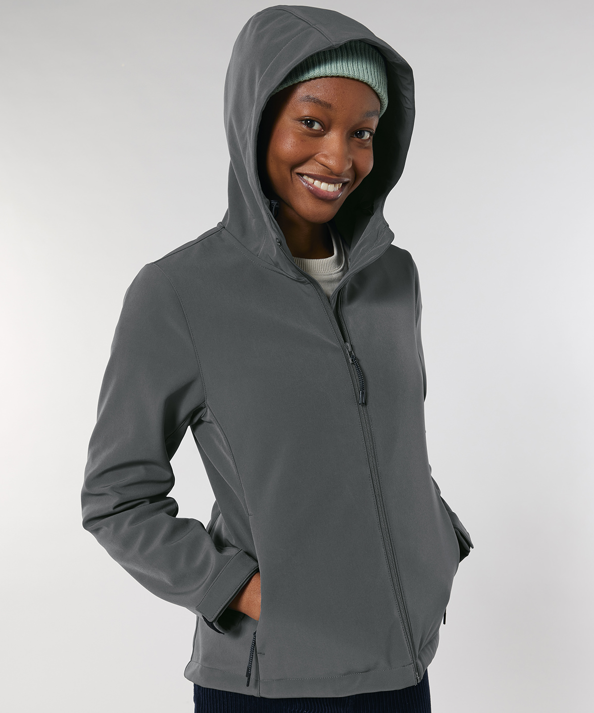 Womens Stella Discoverer hooded softshell  (STJW159)