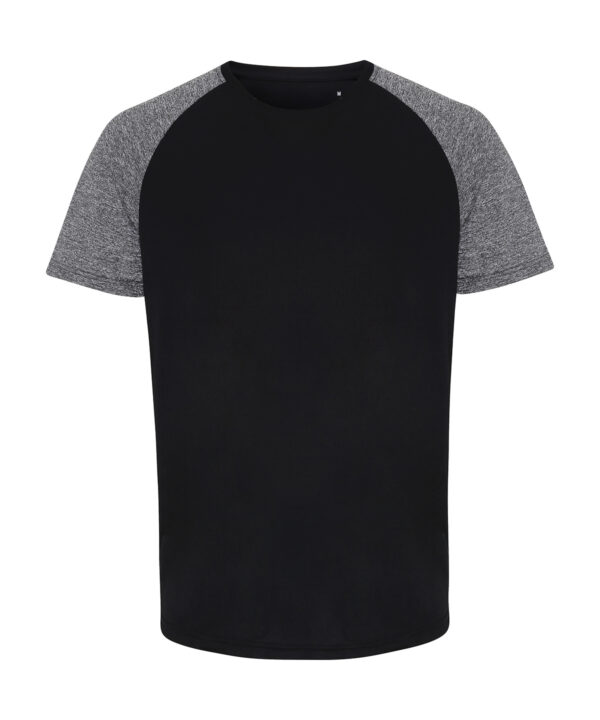 TriDri contrast sleeve performance t-shirt