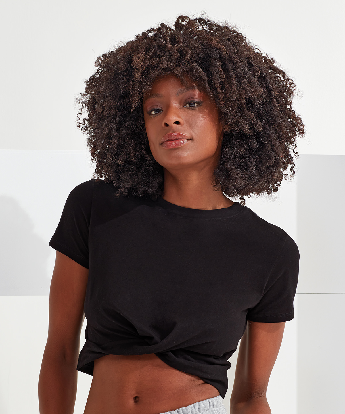 Womens TriDri twist crop top