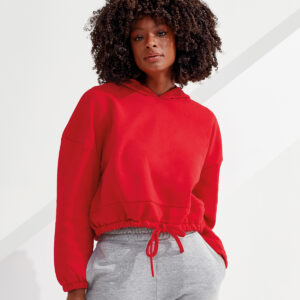 Women's TriDri cropped oversize hoodie