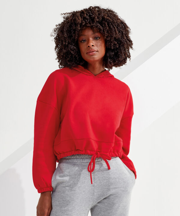 Women's TriDri cropped oversize hoodie