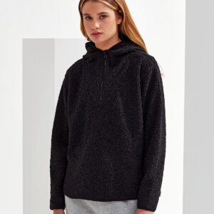 Women's TriDri sherpa ¼-zip hoodie