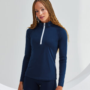 Women's TriDri long sleeve performance ¼ zip