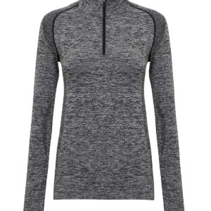 Women's TriDri seamless '3D fit' multi-sport performance zip top
