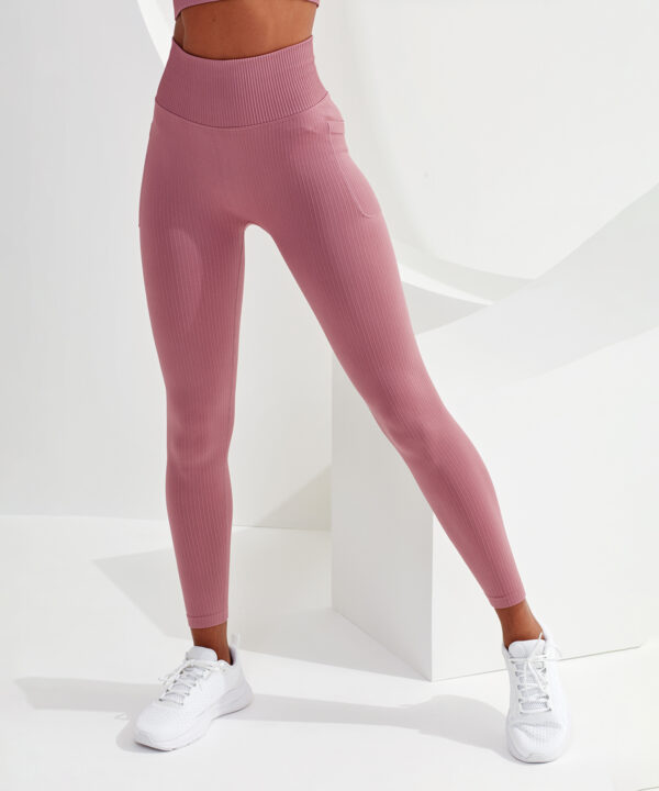 Women's TriDri ribbed seamless 3D fit multi-sport leggings