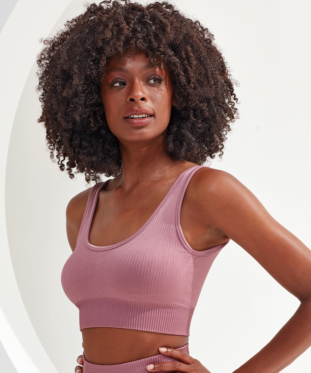 Women's TriDri ribbed seamless 3D fit multi-sport bra