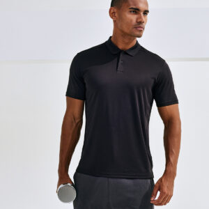 TriDri Cationic recycled textured polo
