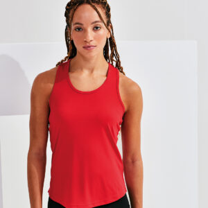 Womens TriDri recycled performance slim racerback vest
