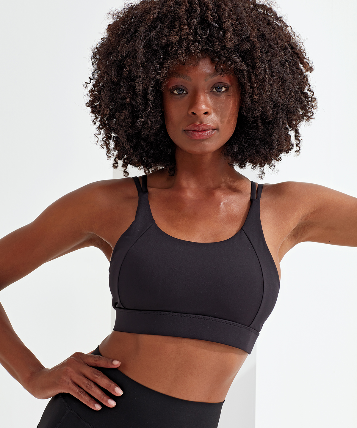 Women's TriDri crossback sports bra (medium impact)