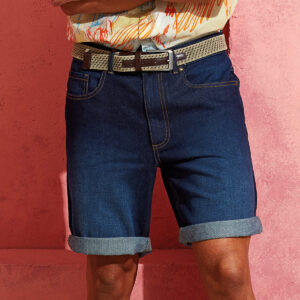 Mens denim shorts