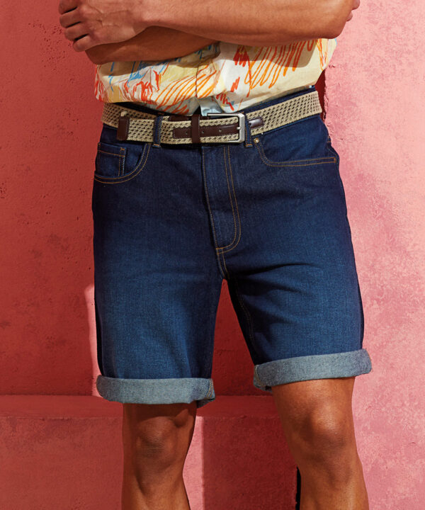 Mens denim shorts